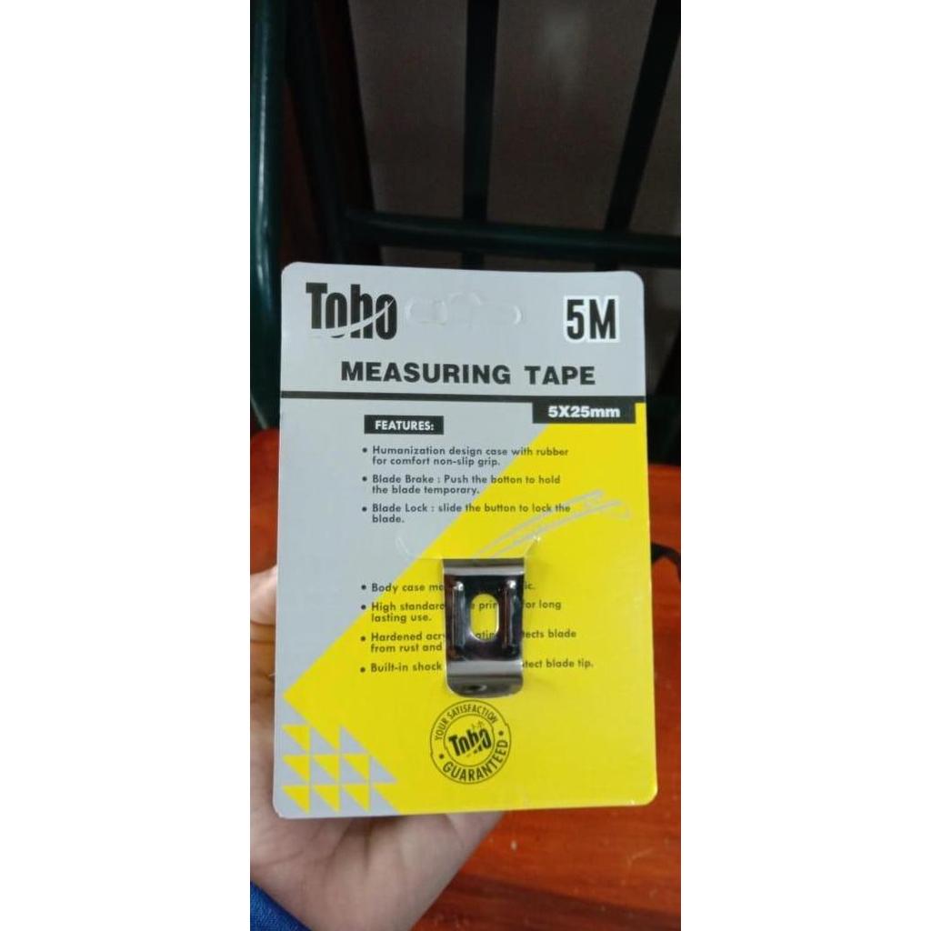 METERAN ROLL - TOHO MEASURING TAPE YELLOW 5 M, SURABAYA