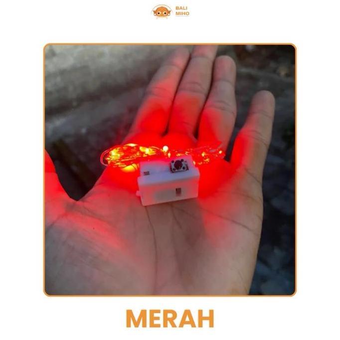 Lampu Layangan 2 meter - Lampu Layangan Kawat Baterai - Lampu Layang Layang Baterai - Lampu Layangan