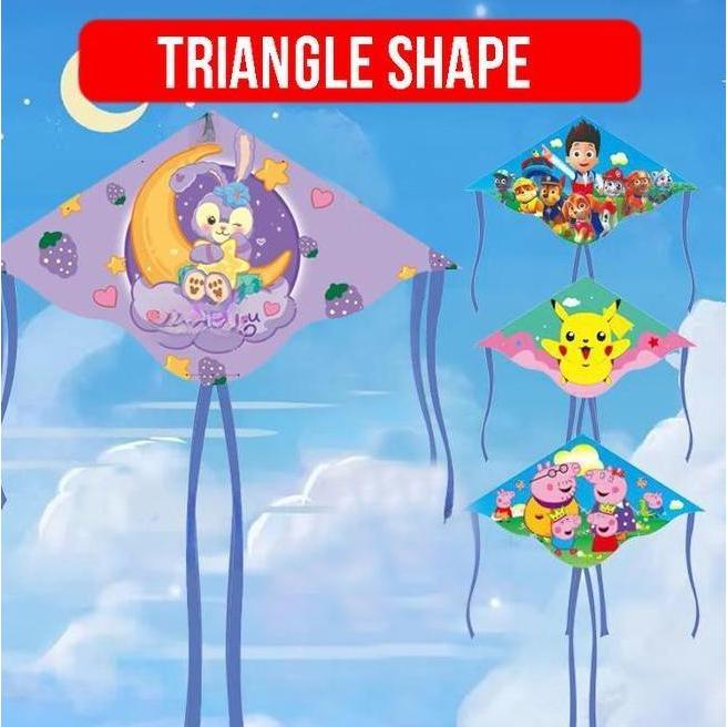 LAYANGAN PLASTIK ANAK LAYANGAN ANAK PLASTIK DENGAN EKOR LAYANGAN KARAKTER LAYANGAN ANAK LAYANGAN HIA