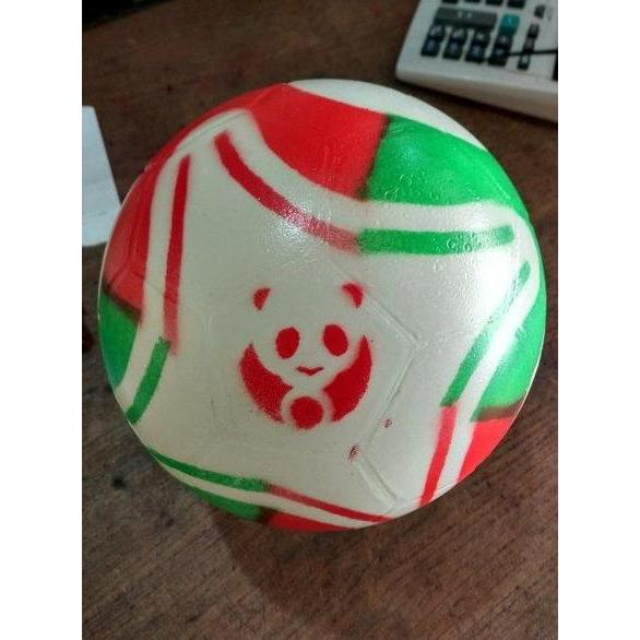Bola tendang plastik / bola panda ukuran Large / mainan anak / sepak b