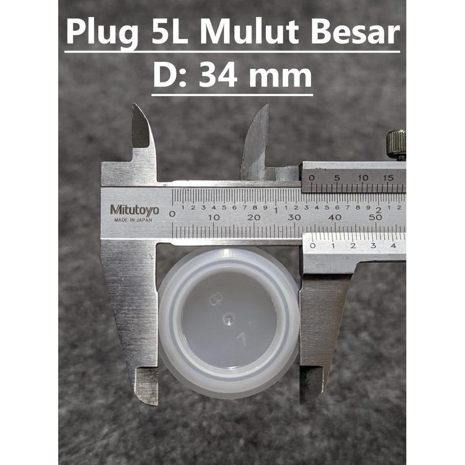 Tutup Dalam / Plug Saja Untuk Jerigen 5 L Liter Mulut Lebar