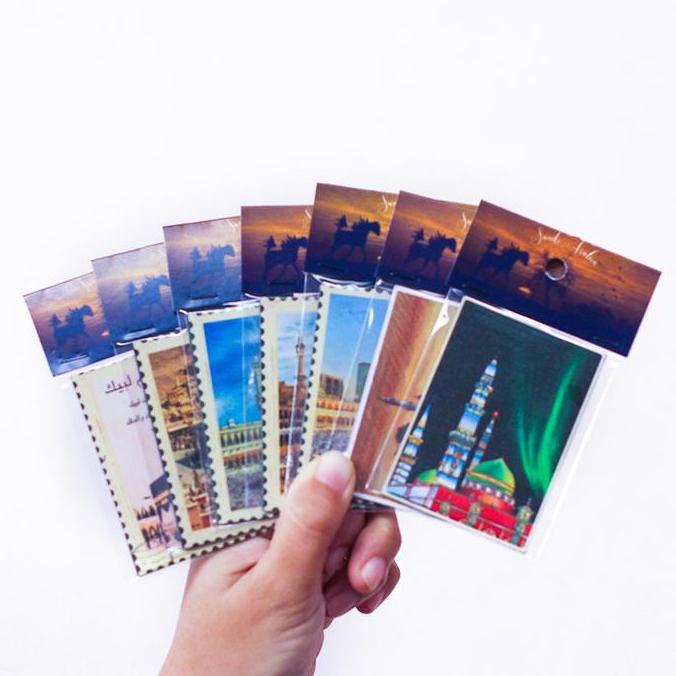 magnet tempelan kulkas besi kabah mekah souvenir oleh-oleh haji umroh