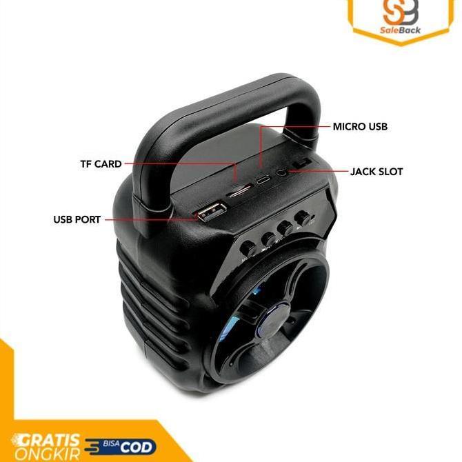 Speaker Bluetooth Portable Bisa Flashdisk Radio Memory Card