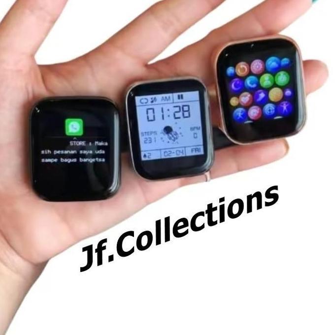 (Original Bergaransi) Jam Tangan Pintar Smartwatch Series 8 T500 / Watch T55 Layar Sentuh / Fitur Bi