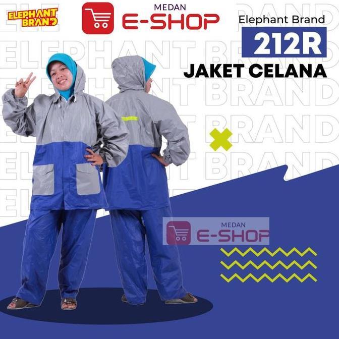Jas hujan Elephant Brand Jaket Celana / Mantel - 212 R