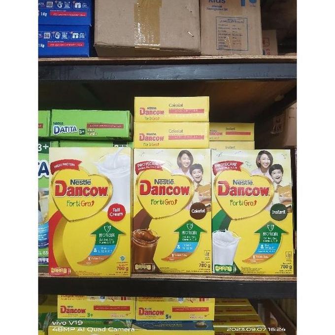 Dancow fortigro coklat//fullcream 780 gr