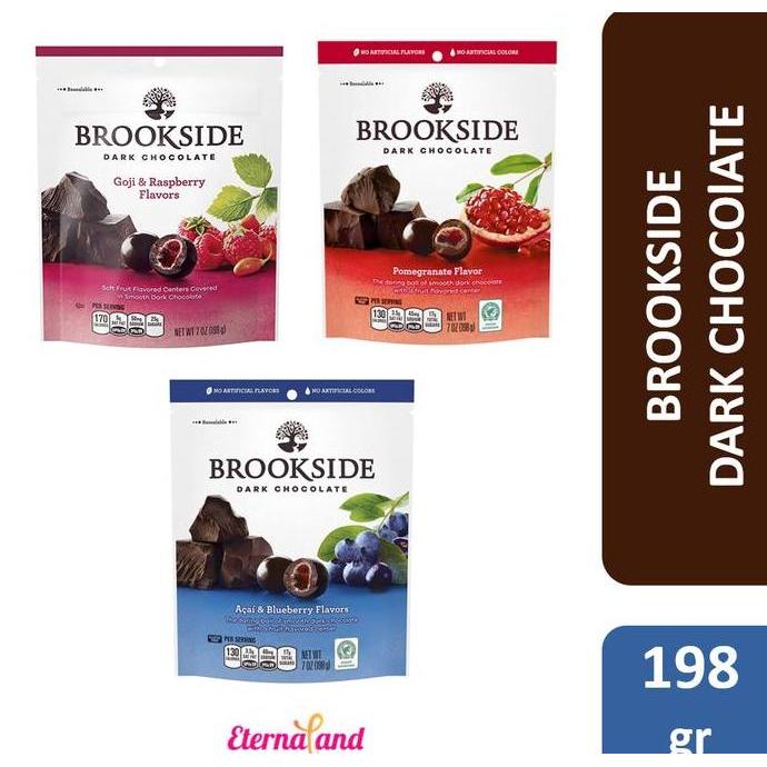 Brookside Dark Chocolate - cokelat brookside impor usa aneka rasa