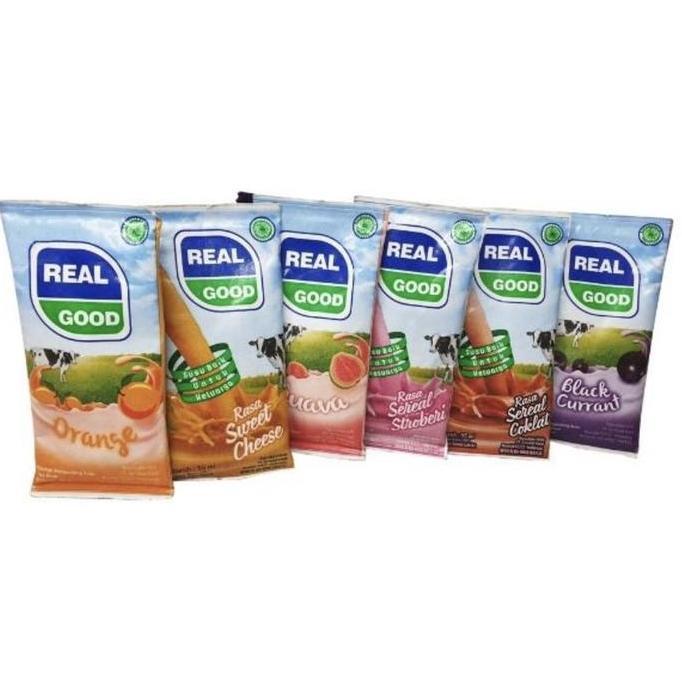 [] Susu Real Good 1 DUS isi 60 pcs - susu bantal nikmat enak diskon