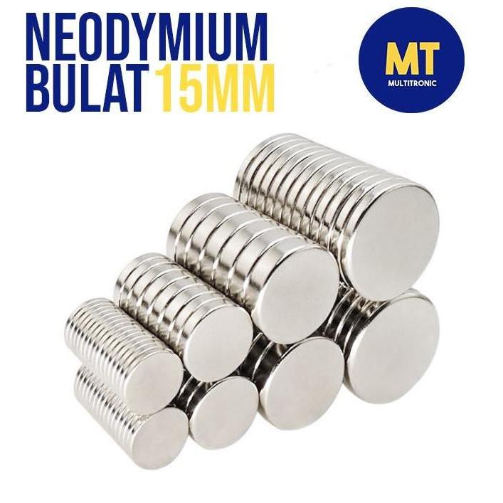 Magnet Neodymium Bulat Diameter 15mm