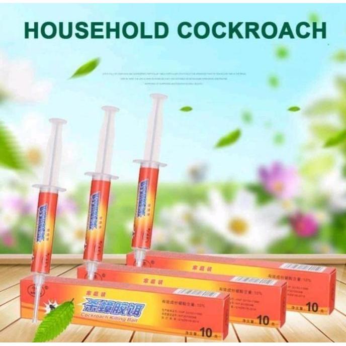 Elricvon Japan Pembasmi Kecoa Dirumah Suntik Gel Racun Kecoa Ampuh -Gel Racun Pembasmi Kecoa Roach