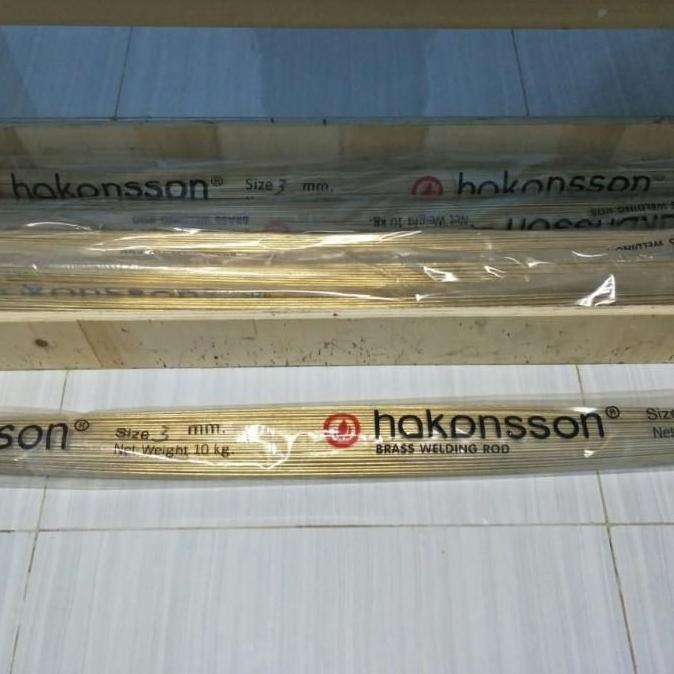 BRAVECOU Kawat Las Kuningan Hakansson 2 mm x 1 meter