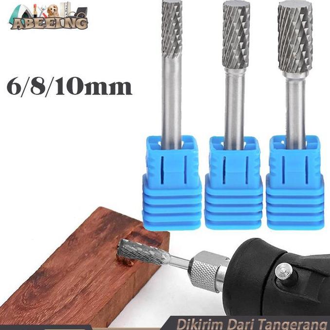 KASDIUM Grinder Carbide Rotary File Besar Mata Tuner Porting Bor Ukir Baja