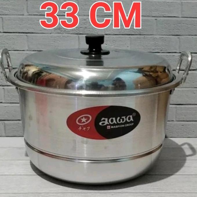 Panci Langseng maspion jawa 33cm/panci kukusan maspion jawa 33cm/Dandang maspion jawa 33cm