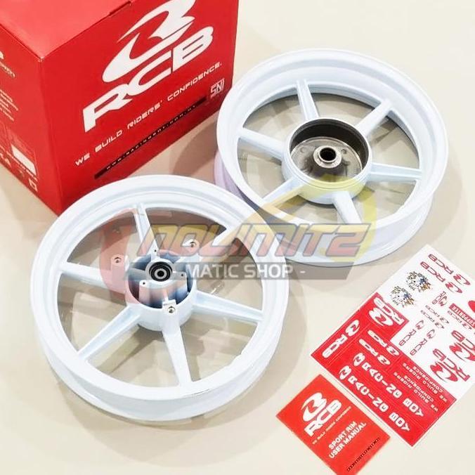 APITOYA Velg RCB Racing Boy SP 811 White Yamaha Aerox 155