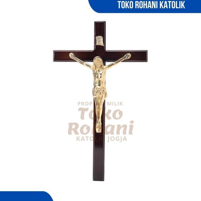 SALIB GANTUNG 40 CM / SALIB DINDING KATOLIK / SALIB BESAR