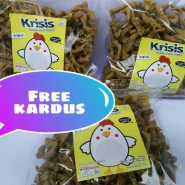 Kripik Usus ayam KRISIS 1 kg usus crispy goreng