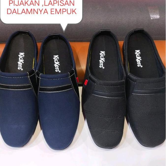 sandal selop kain pria/sandal sepatu pria Tanpa Hak KS