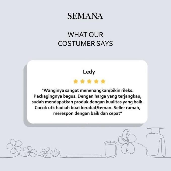 Reed Diffuser Tuberose 50ml - Semana