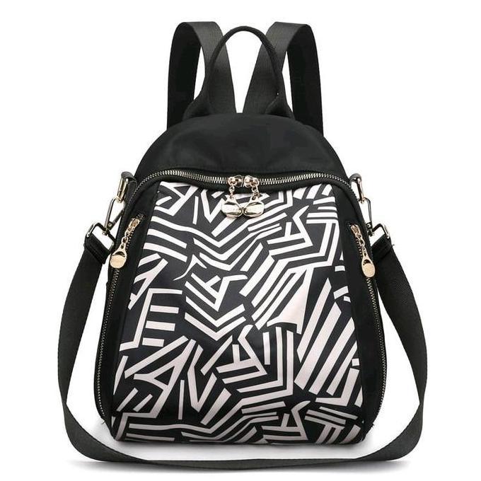 (Bisa cod)Tas wanita chibao import bisa ransel dan selempang 2231 motif zebra