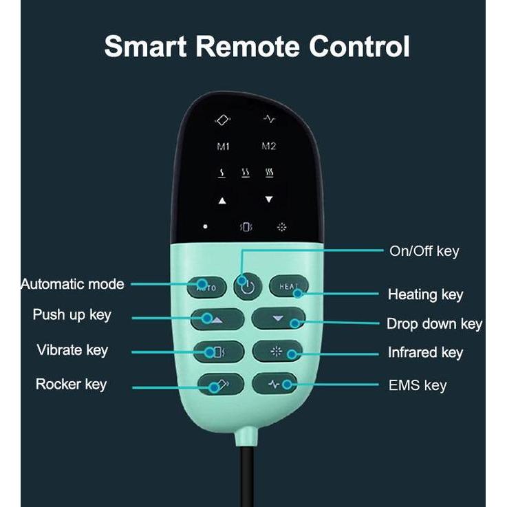 Lumbar Massager Alat Terapi Punggung Saraf Kejepit Bantal Pijat FAB