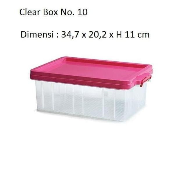 Kotak Box Container serbaguna clear box NO 10 lion star FX-3 FX3