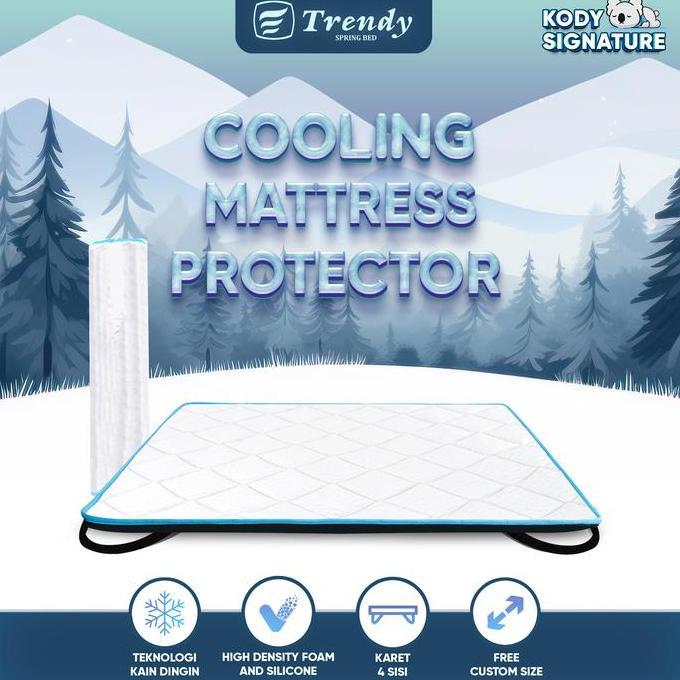 HOT DEAL - Trendy Cooling Pad - Trendy Kody Lapisan Pelindung Alas Kasur Kasur Dingin - Mattress Pro