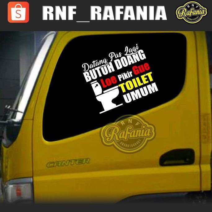 STICKER SKOTLET STIKER KACA PINTU/KACA/BODY MOBIL TRUCK/PICK UP/L300