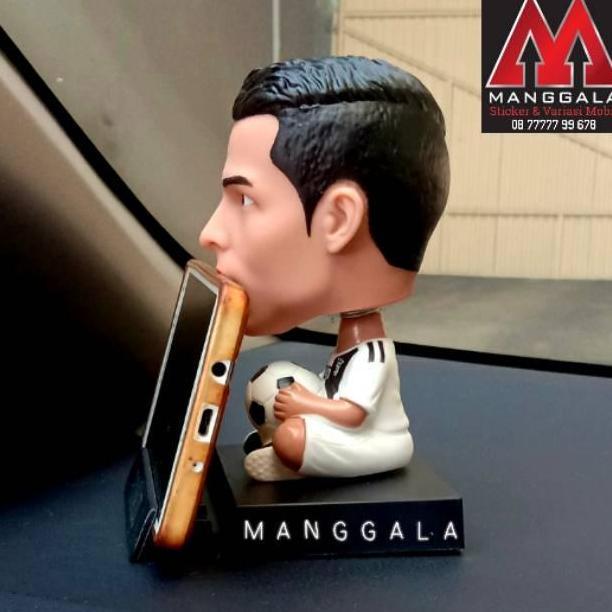 Boneka Pajangan Goyang Bobble Head Dashboard Mobil Ronaldo Juventus