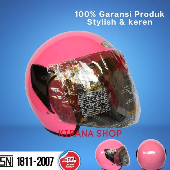 Helm Dewasa | Helm SNI Dewasa Pria Dan Wanita Model Kop