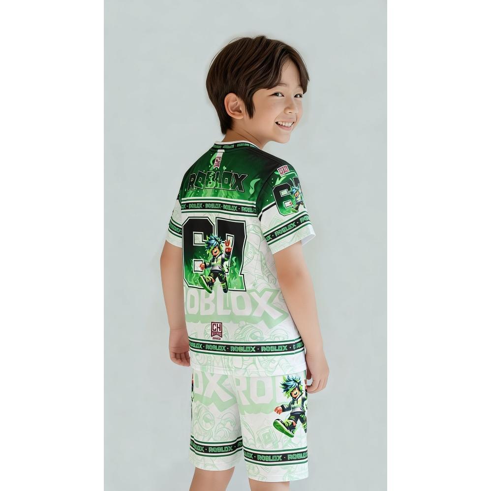 Wajib Punya Set Jersey Anak Perempuan Dan Laki Baju Celana Roblox Buat Anak 3-13 Tahun