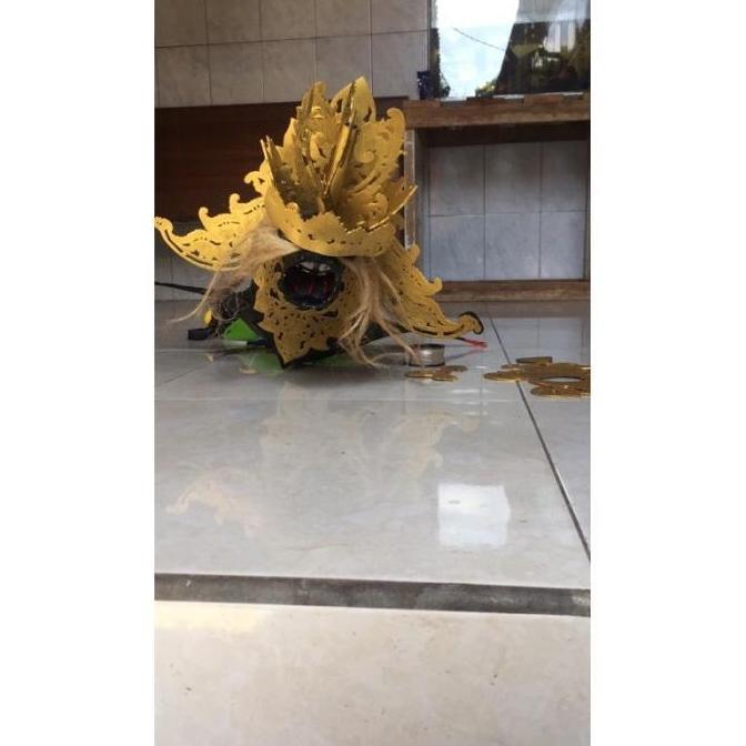 LAYANGAN JANGGAN BALI LEBAR 15 TOPENG RIASAN BISA DI LIPAT