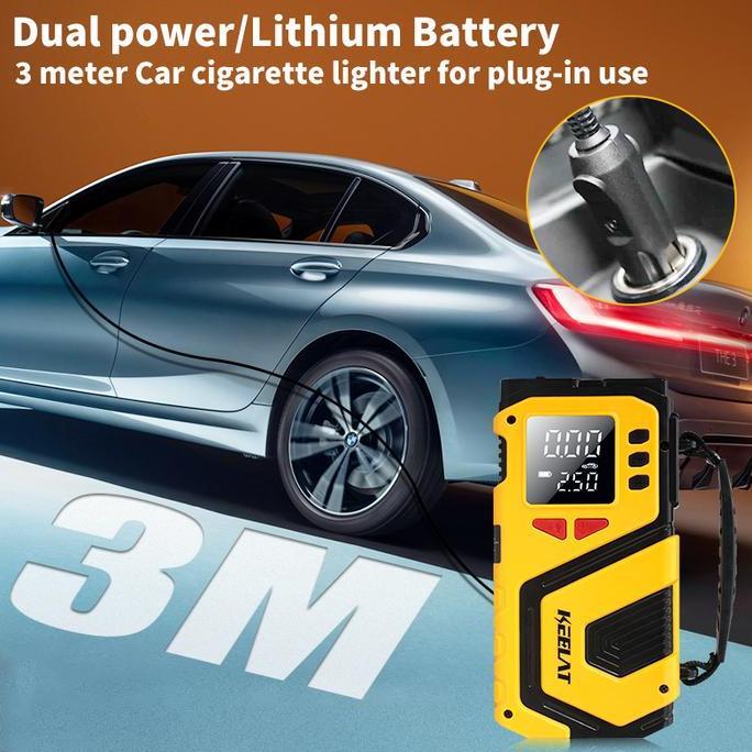 Grosir Keelat Pompa Angin Ban Mobil Elektrik Mini Portable Air Inflator Kci03