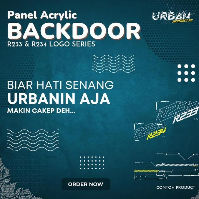 Okushonga- Cyber Style - Panel Backdoor R234 Logo Cyber Series By Urban District Id