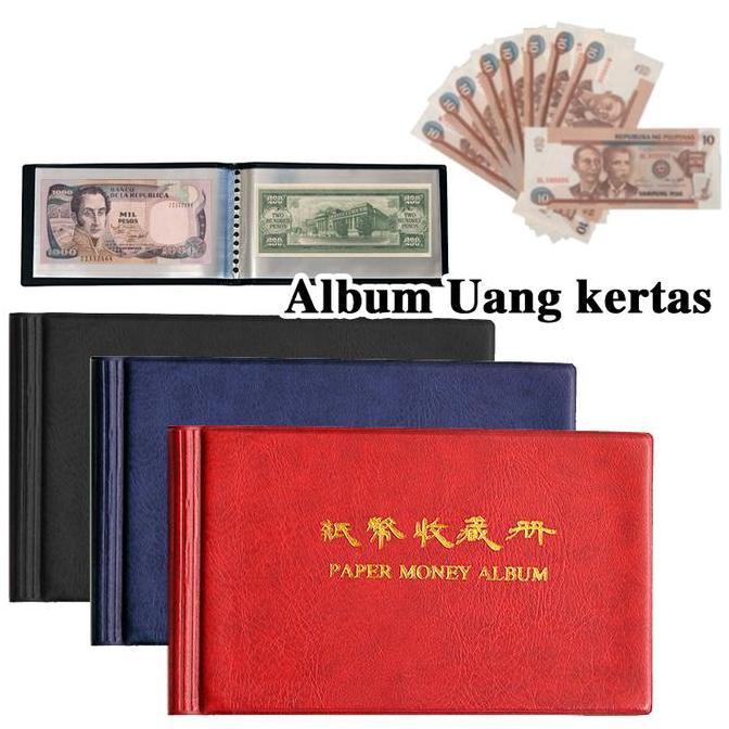 GIRARDY 40 Lembar Album Uang Kertas-Album Uang Kuno-Koleksi Uang Kertas