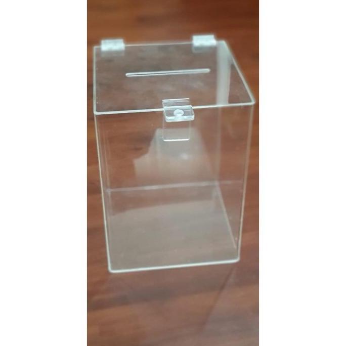 Kubika- Akrilik Kotak Amal / Acrylic / Akrilik Box / Kotak Amal / Kotak Saran