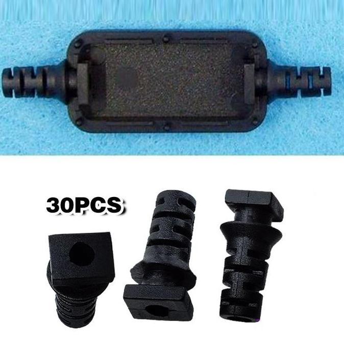 FREYAUR 30pcs Karet Pelindung Kabel Serbaguna Untuk Charger HP Laptop Power Bank Perpanjang Umur Pak