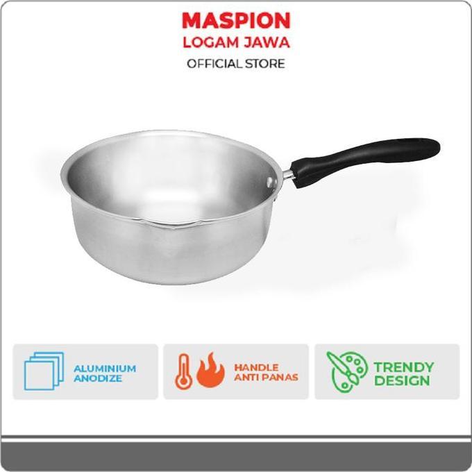 Kuteka- Maspion Mikado Saucepan Alumunium Panci Larissa Single Handle
