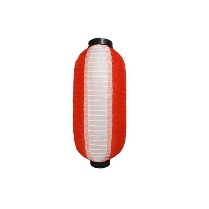 DISSORDE 10inch Lampion Lonjong Merah Putih Lampion Capsule Lampion Merah Putih Lampion Gantung Mera