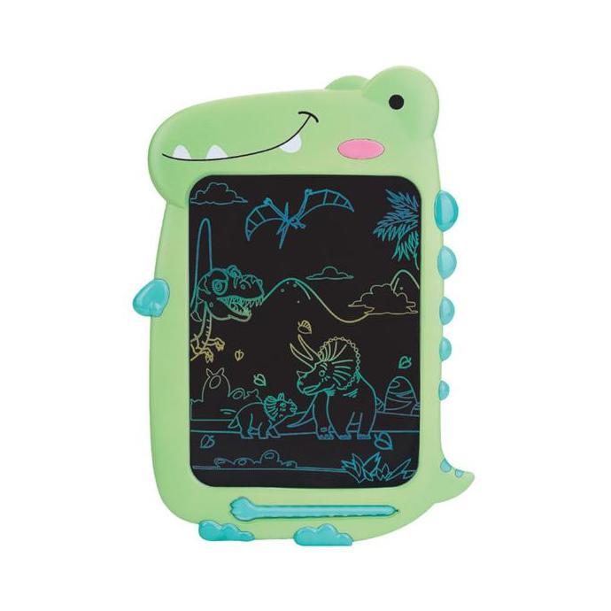 KIDDY STAR 10 INCI LCD DRAWING BOARD DINOSAUR - HIJAU PEM