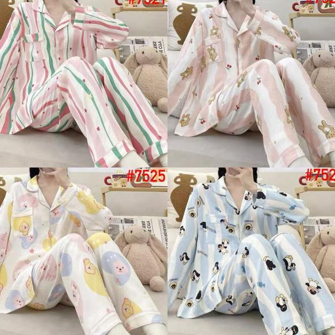 Umisuka Leisure Wear Umisuka Leisure Wear Piyama Model Korea Lotso Setelan Baju Tidur