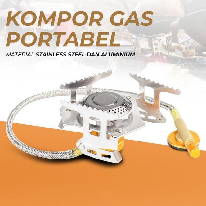 Kompor Gas Portable Dan Kepala Gas Portable