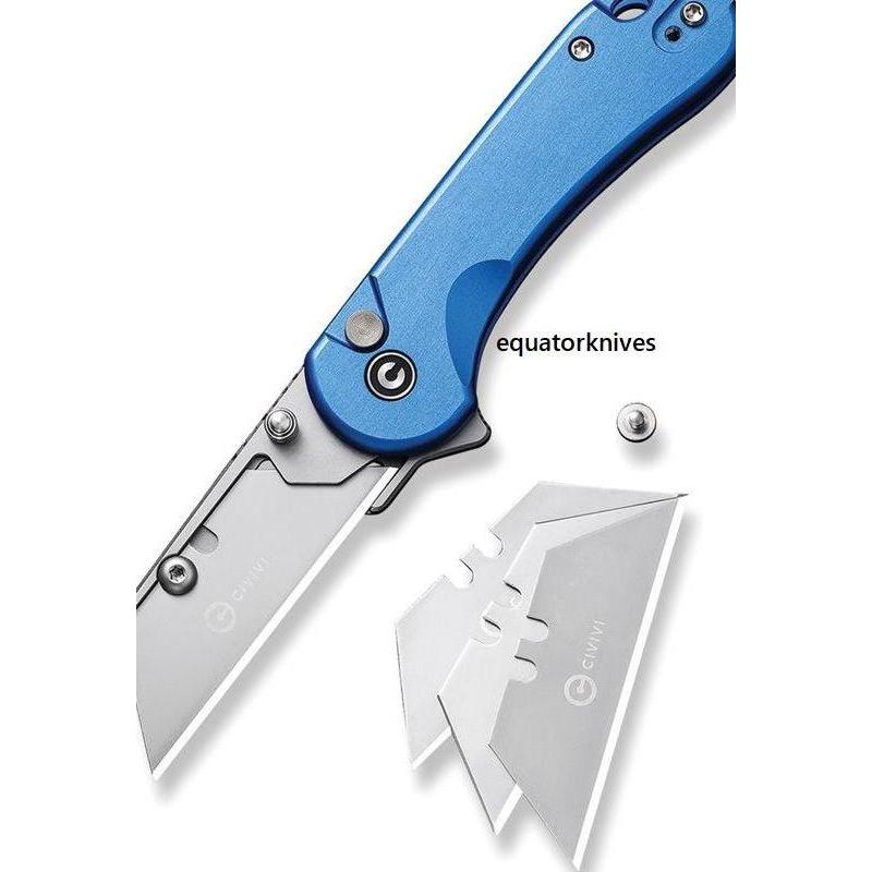 Civc23039B2 Civivi Elementum Utility Button Lock Blue