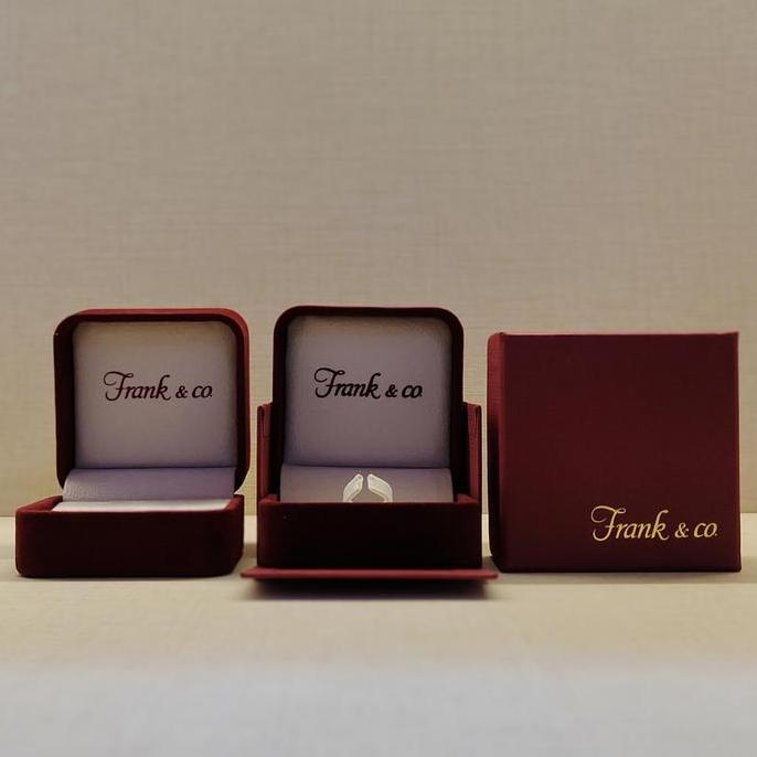 Box Frank n Co untuk Cincin - Kalung / Original Kotak Frank n Co 100% DVS