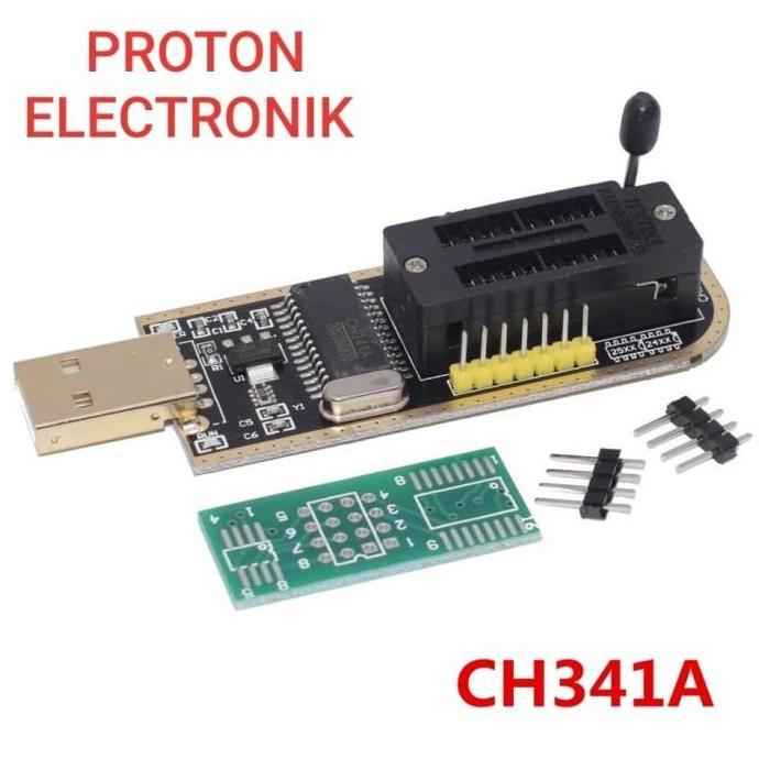 Alat Flash bios IC CH341 CH341A USB Programmer memory eprom TV Laptop