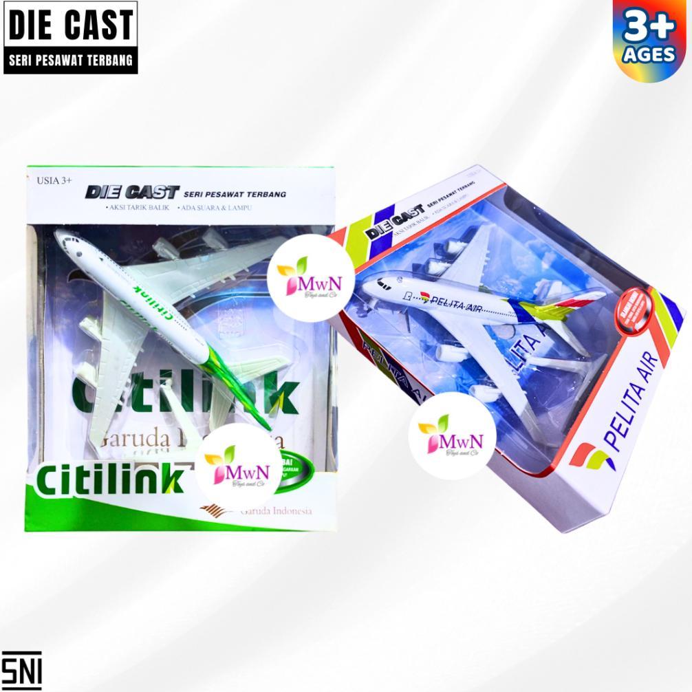 LIMITED MAINAN DIECAST PESAWAT TERBANG A380-2 BESI PLASTIK