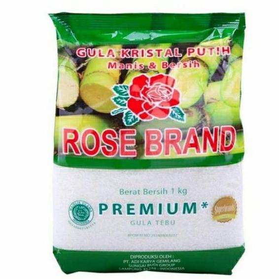 gula pasir rose brand 1kg / rose brand gula pasir