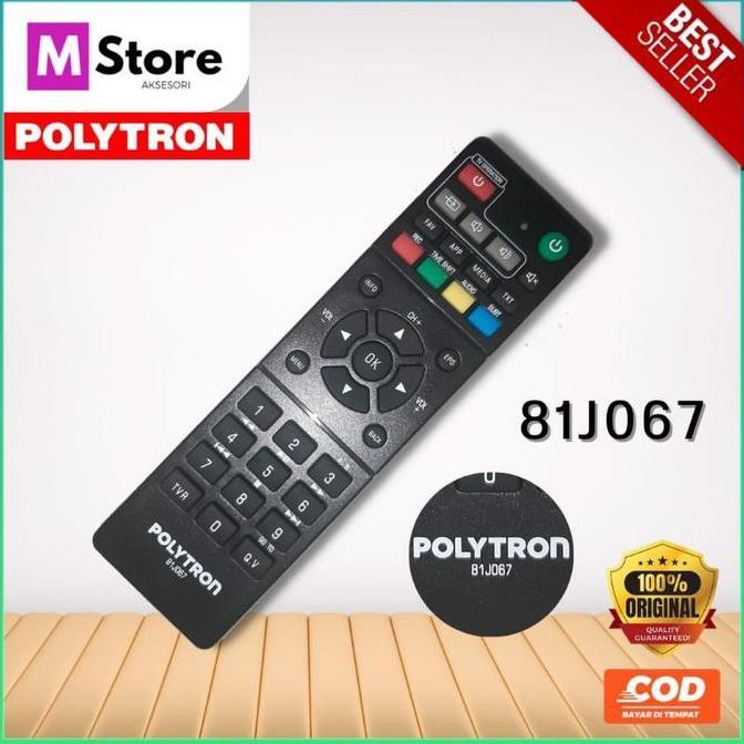Remot Remote Stb Polytron 81J067 (Original) Pdv 700T2 600T2 610T2 620T2 709T2