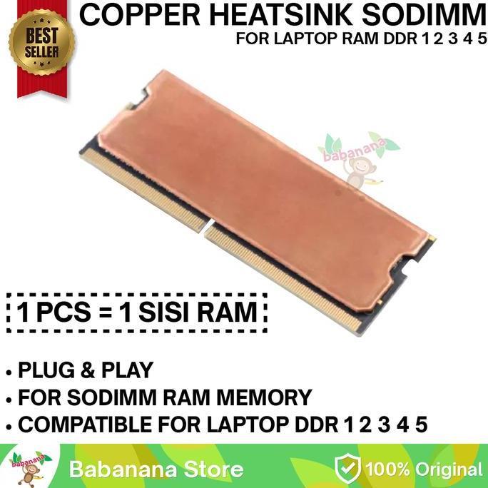 Component- Heatsink Ram Sodimm Laptop Cooler Memory Ddr1 Ddr2 Ddr3 Ddr4 Ddr5