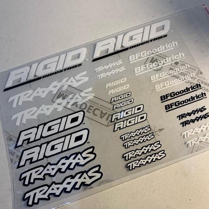 Sticker Rc Traxxas Rigid Short Course Rc Offroad