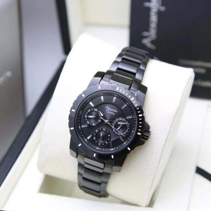 ALEXANDRE CHRISTIE AC6141 BF AC 6141 FULL BLACK LADY ORIGINAL